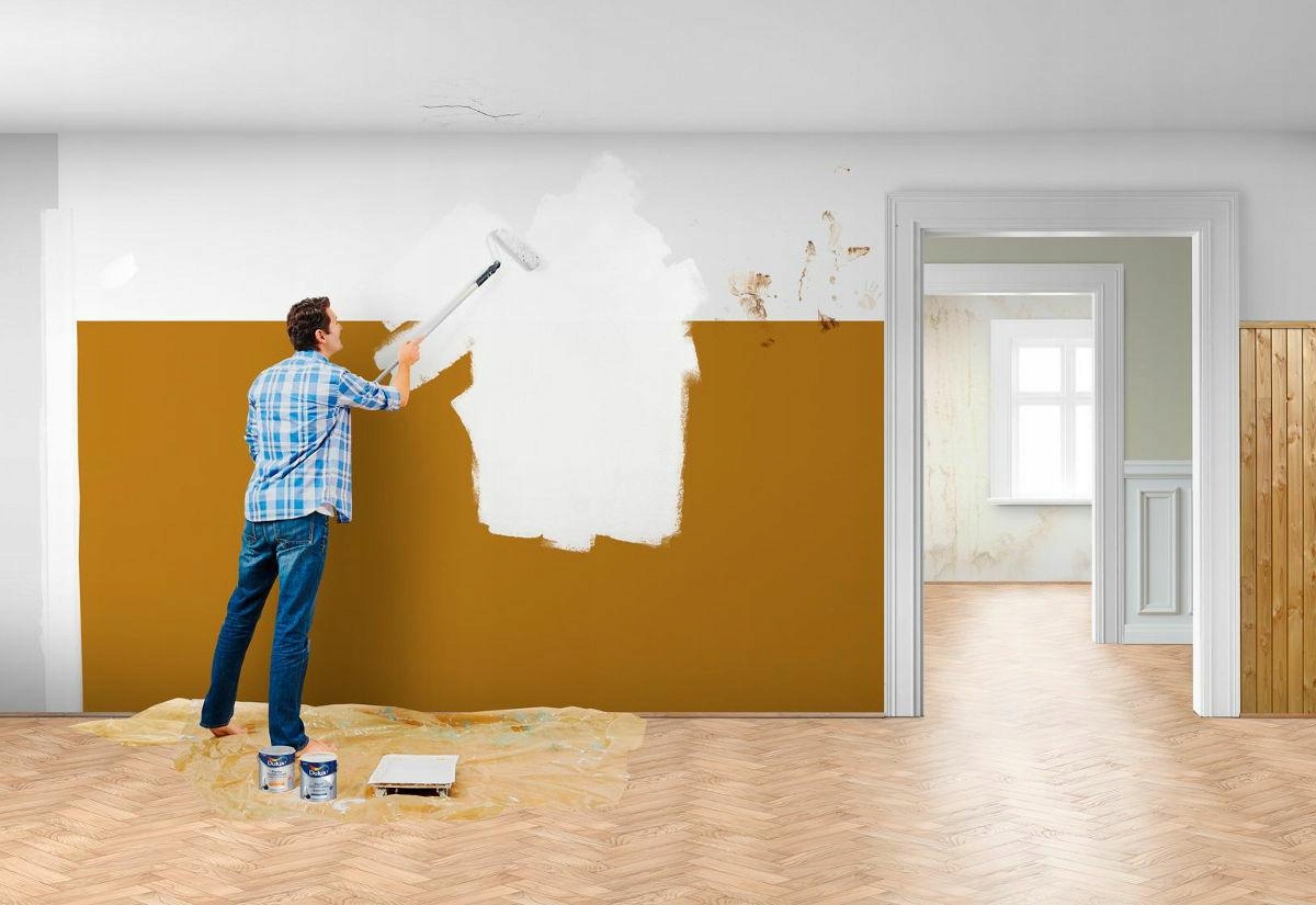 Dulux GRUNT kryjący farba podkładowa BIAŁA 8L Marka Dulux