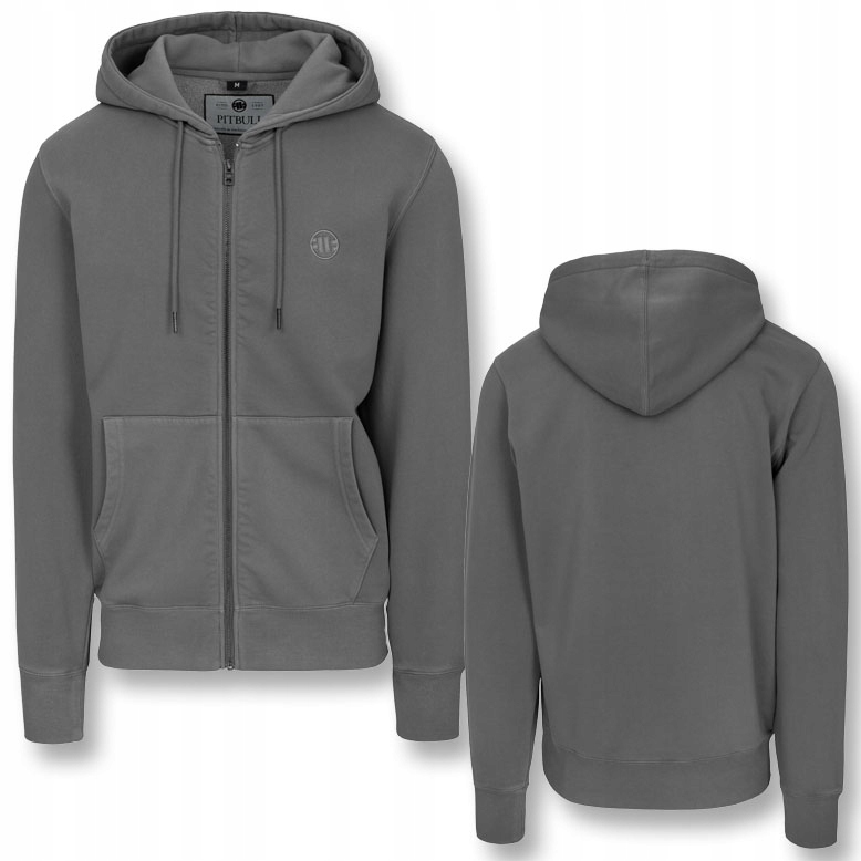 Męska Bluza rozpinana z kapturem Pitbull Sportowa Washed Lancaster II