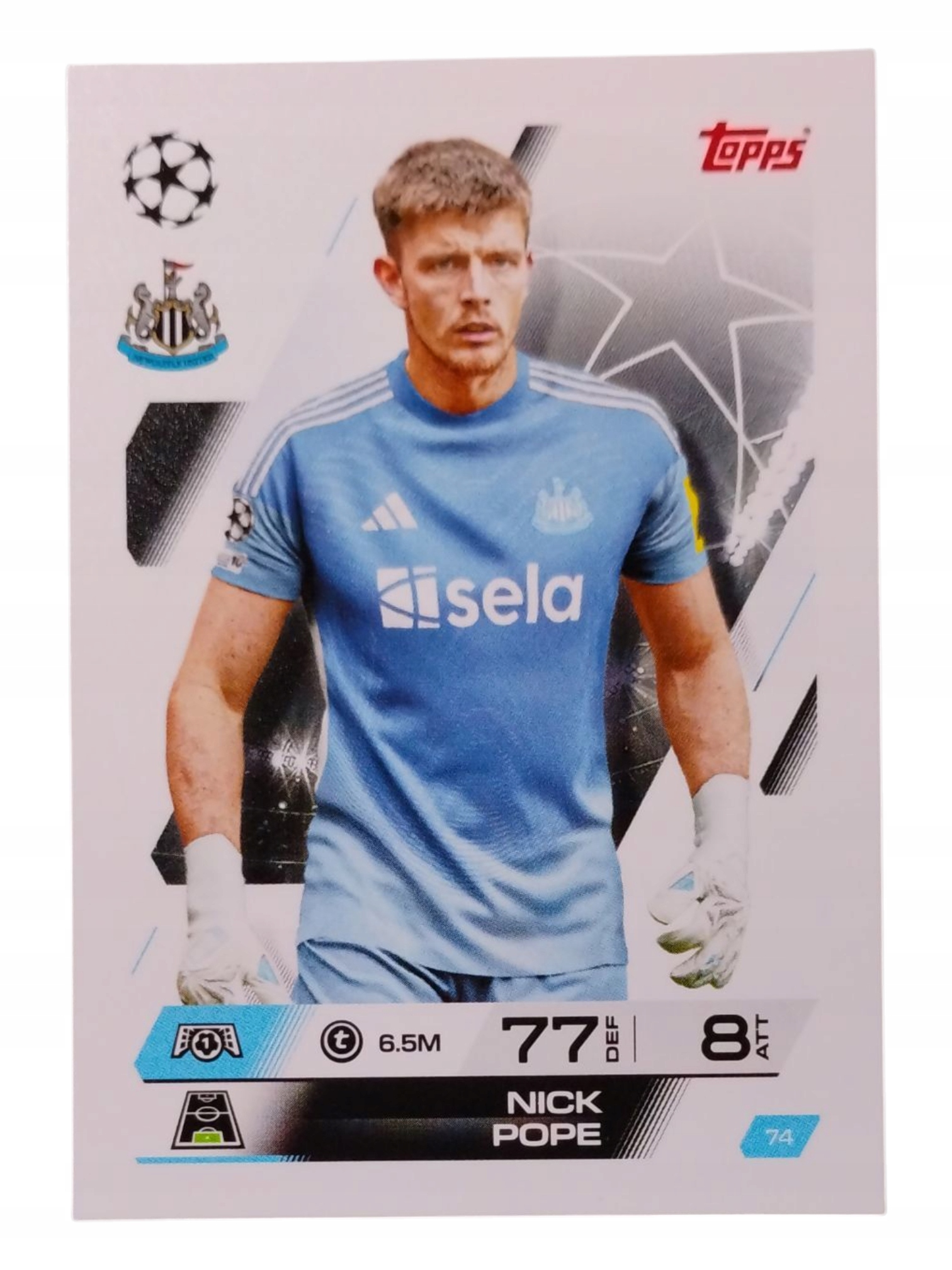 Topps Match Attax 2025-2026 Base Card Nick Pope Newcastle United 74