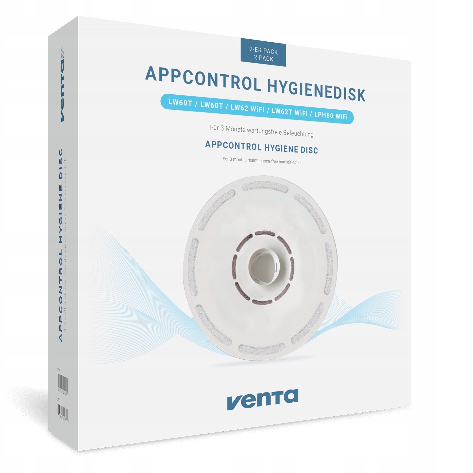 Venta AppControl hygienický disk 2ks pro zvlhčovače vzduchu
