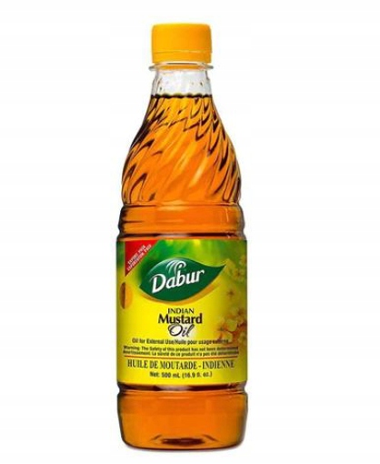 Horčičný olej - Mustard Oil Dabur 475 ml