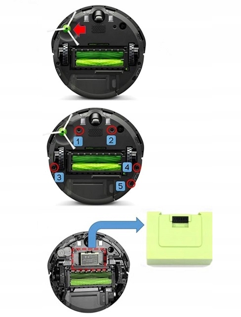 BATERIA 4624864 ABL-D2 ABL-D1 DO iROBOT ROOMBA i3 i4 i7 i7+ i8 i8+ e5 e6 Marka Power Smart