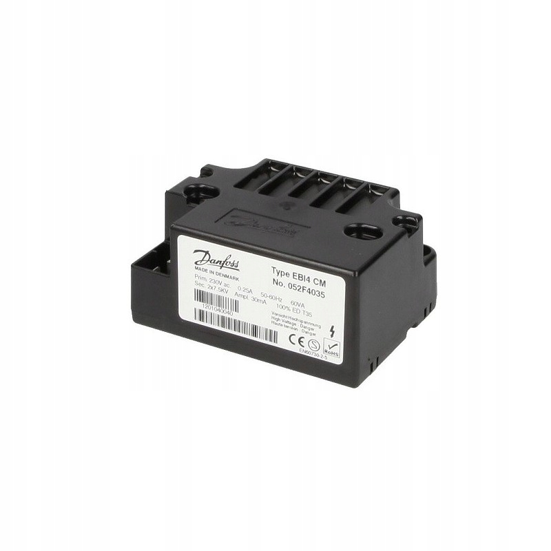 Zapaľovací transformátor Danfoss Ebi 4 CM 052F4035