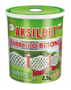 

Farba Aksilbet Do Betonu Posadzek Ogrodzeń 2,5L