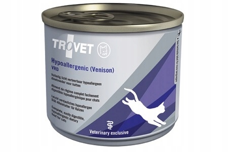 Levně 5x Trovet Hypoallergenic Vrd mokré krmivo pro kočky zvěřina 200 g