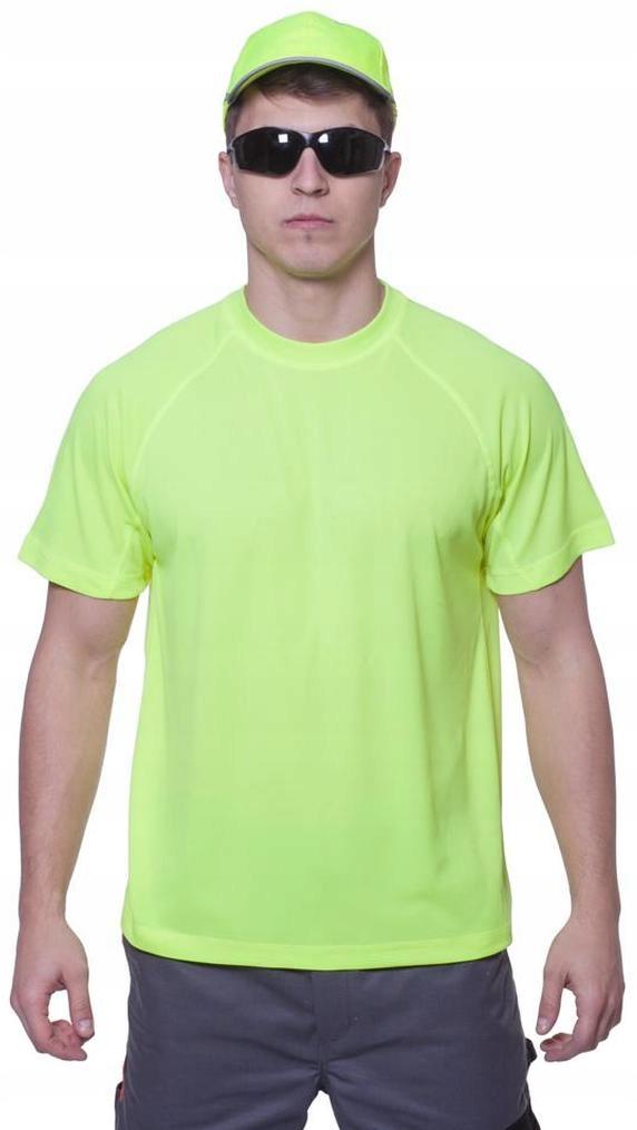 

Koszulka T-shirt Odblaskowy Fluo Zółty XXL