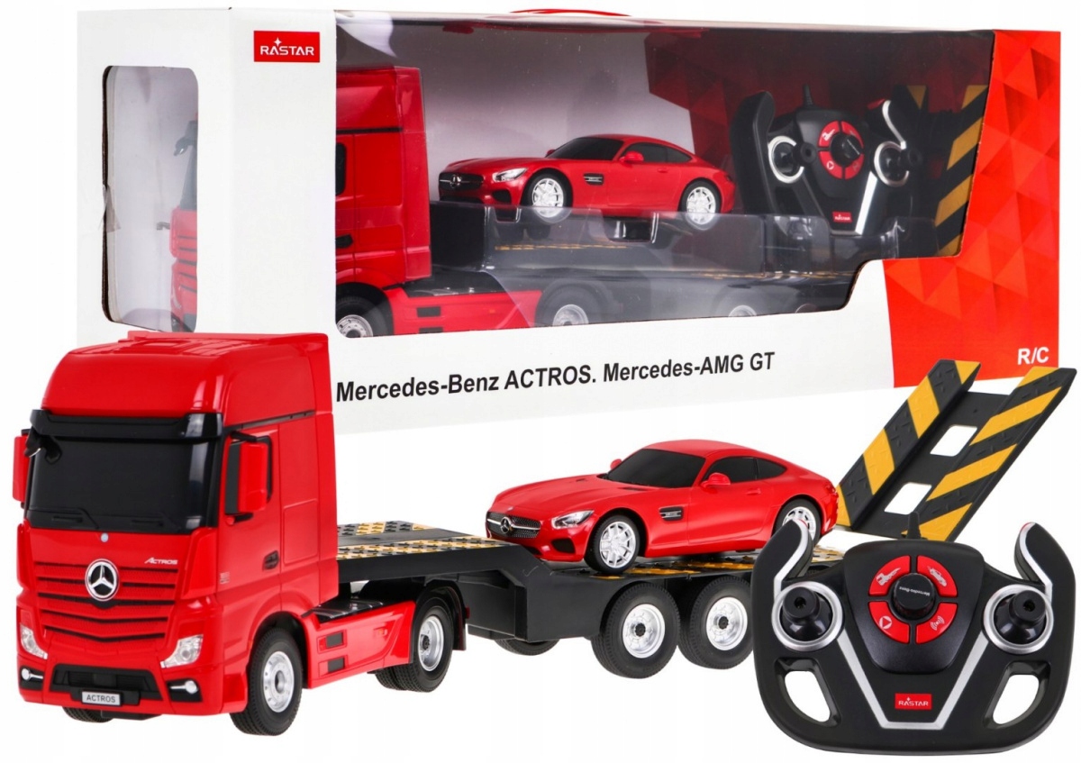 Autko R/c Mercedes Benz Actros z Naczepą 1:26 Mercedes Benz