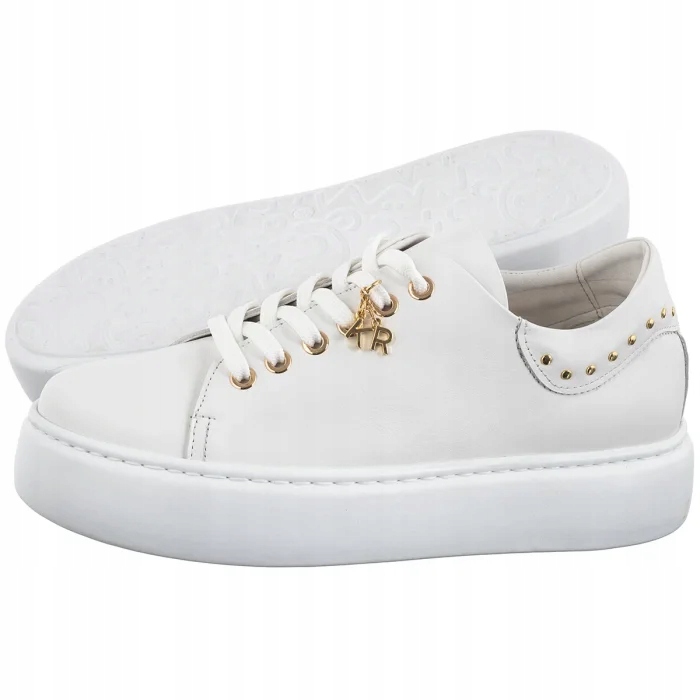 Dámské boty Polobotky Platformy Tenisky Karino Bílé 5478/010-P