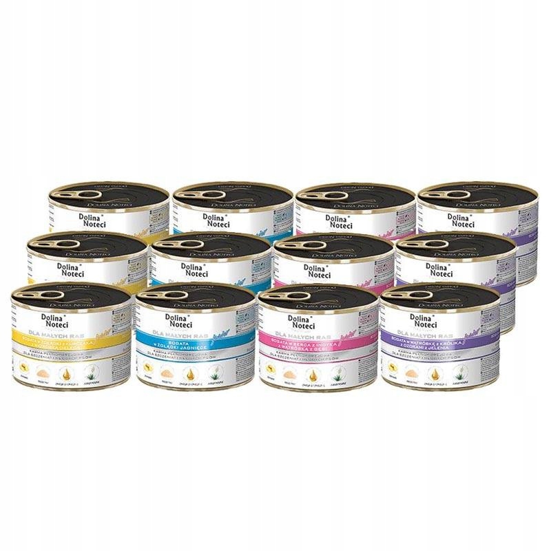 Levně Mokré krmivo pro psy Dolina Noteci Premium junior mix 12 x 185 g