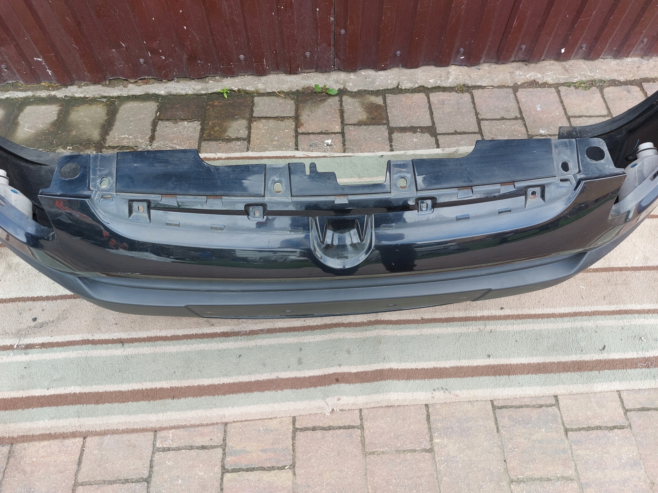 bumper front FIAT GRANDE PUNTO EVO black 10r