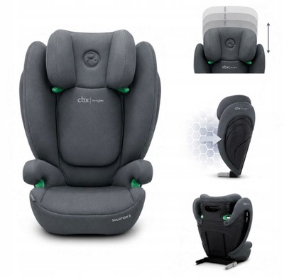 Cybex Solution B I-Fix Fotelik Samochodowy 15 50 kg Steel Grey
