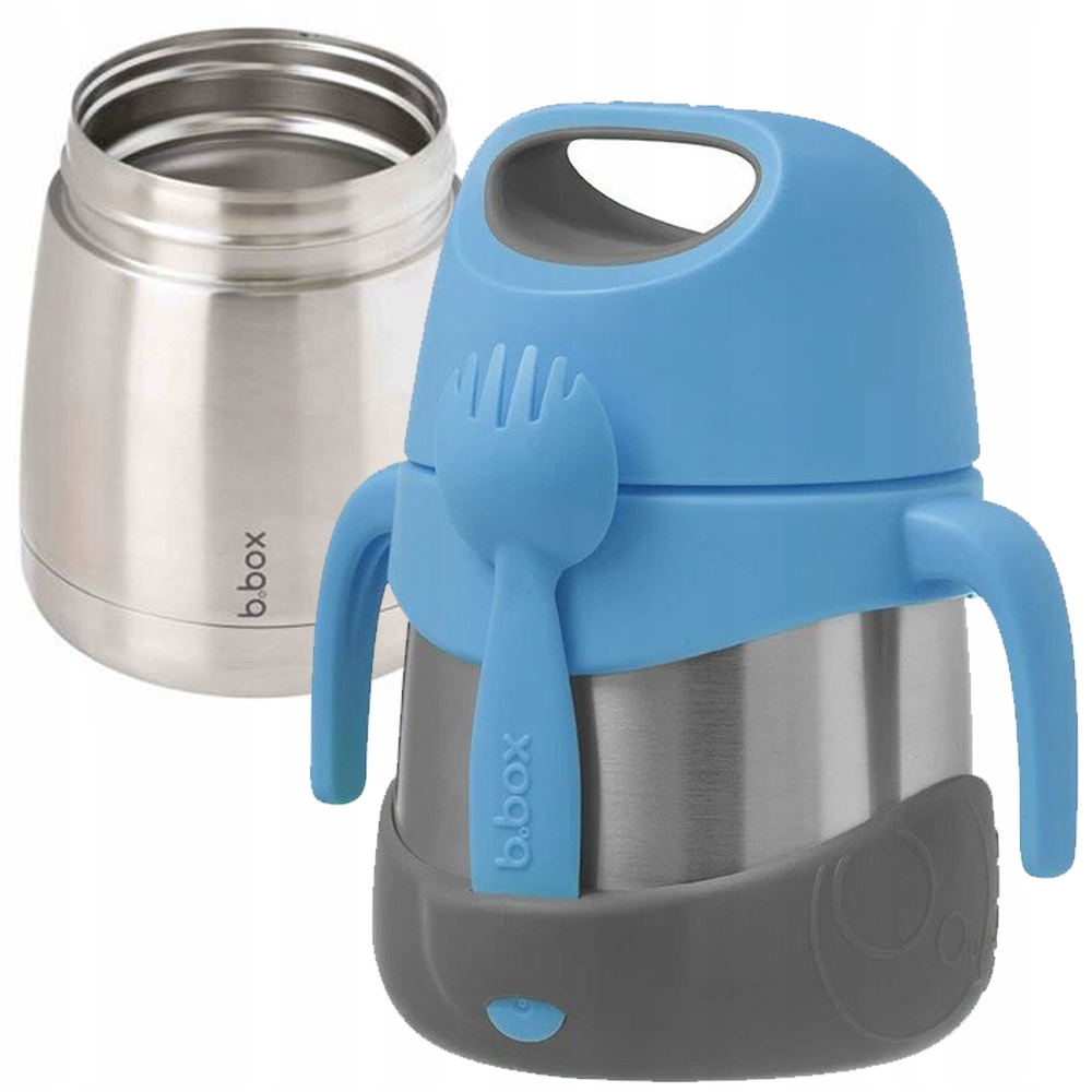 B.Box Termos na jedzenie OBIAD 335ml Blue Slate Maksymalne utrzymanie zimna do 7 h