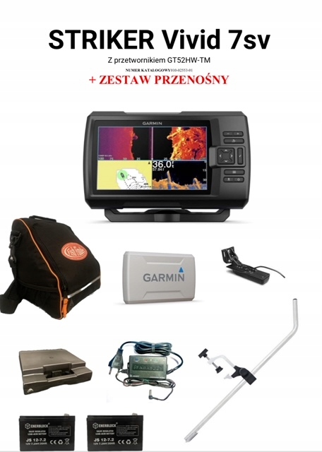 Garmin Striker Vivid 7sv s GT52HW Sada Agm 1
