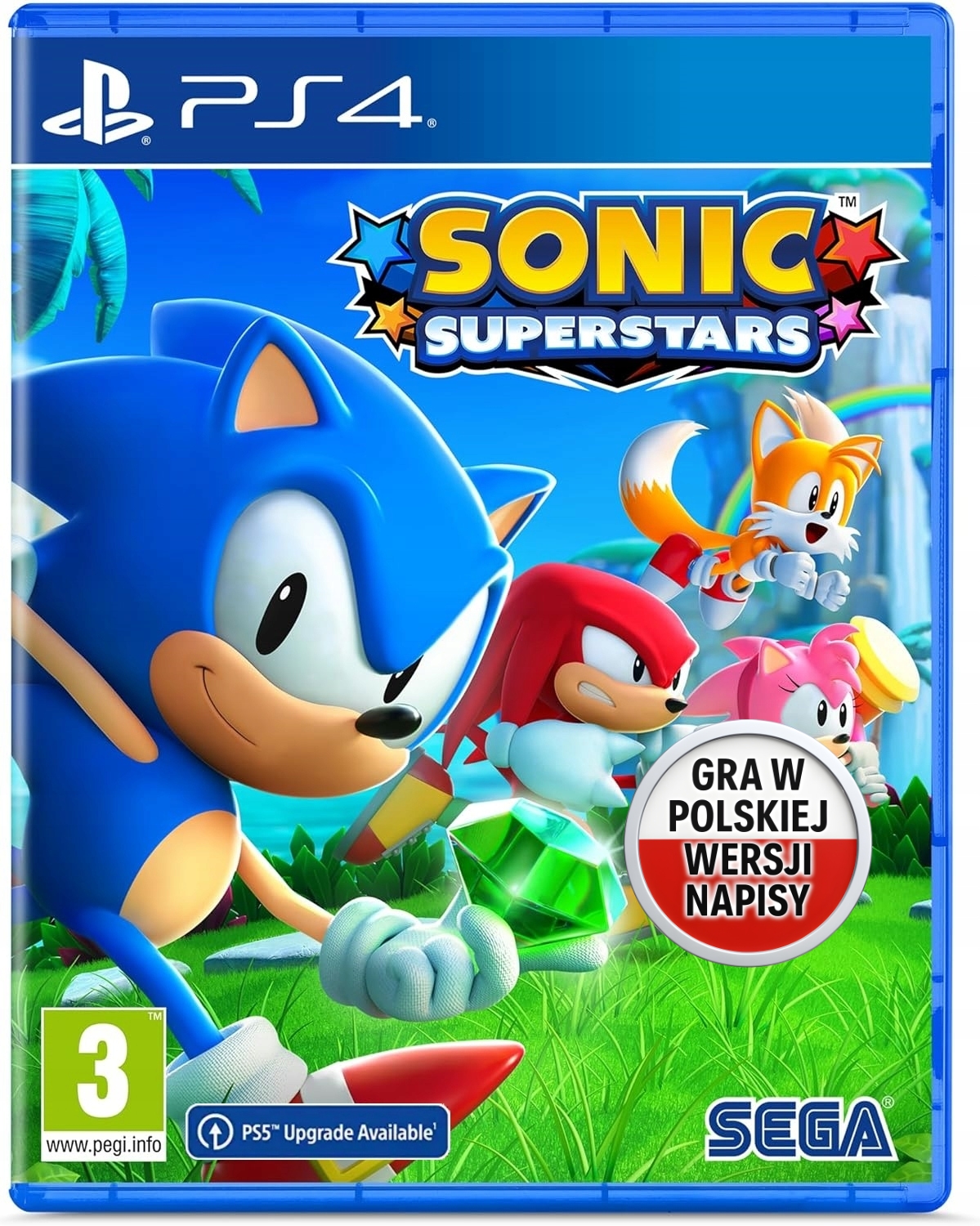 SONIC SUPERSTARS SUPER STARS - PL - PS4 / PS5 - Płyta Blu-ray