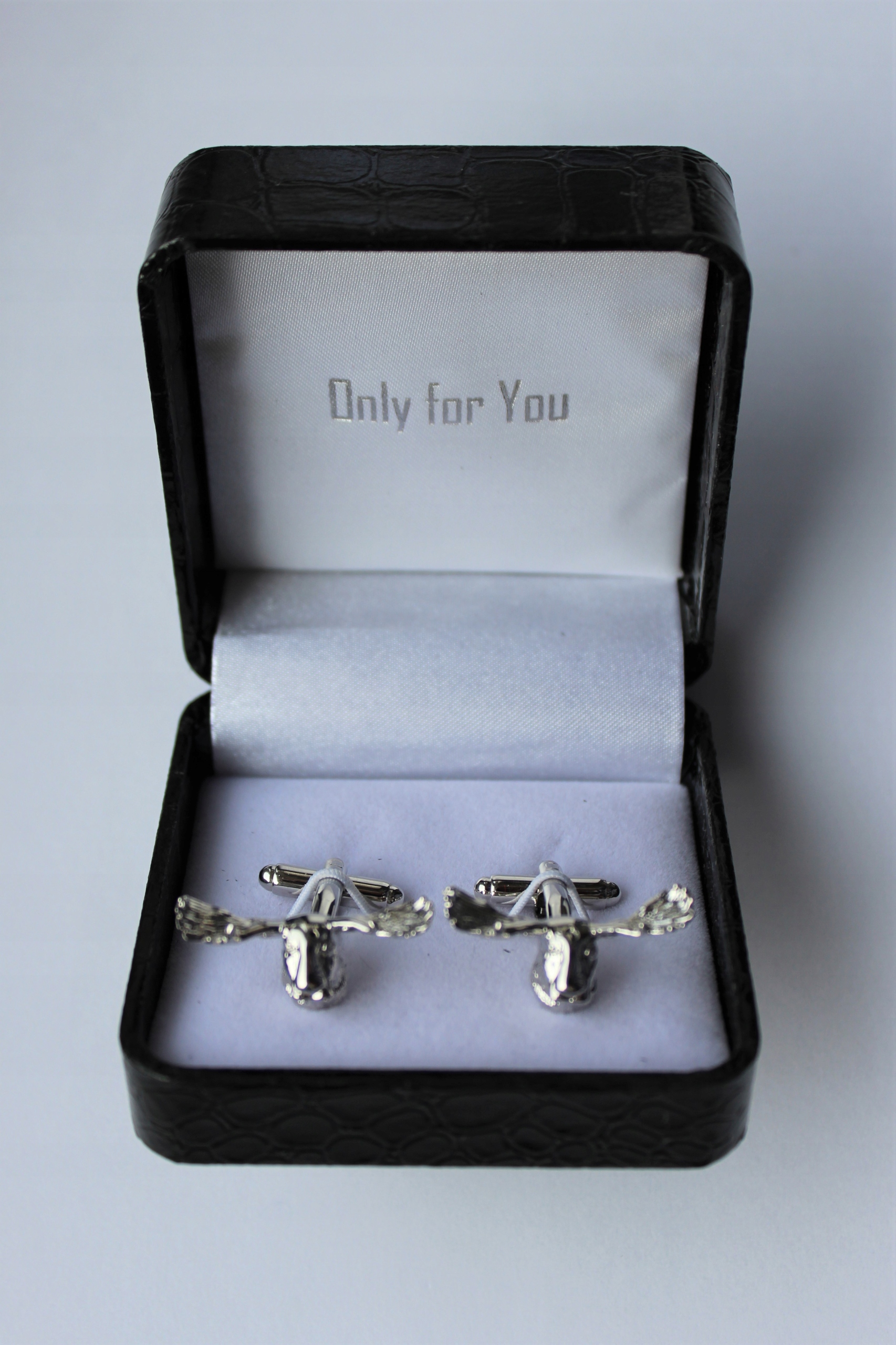 Manžetové knoflíčky Exc Stříbrný losos