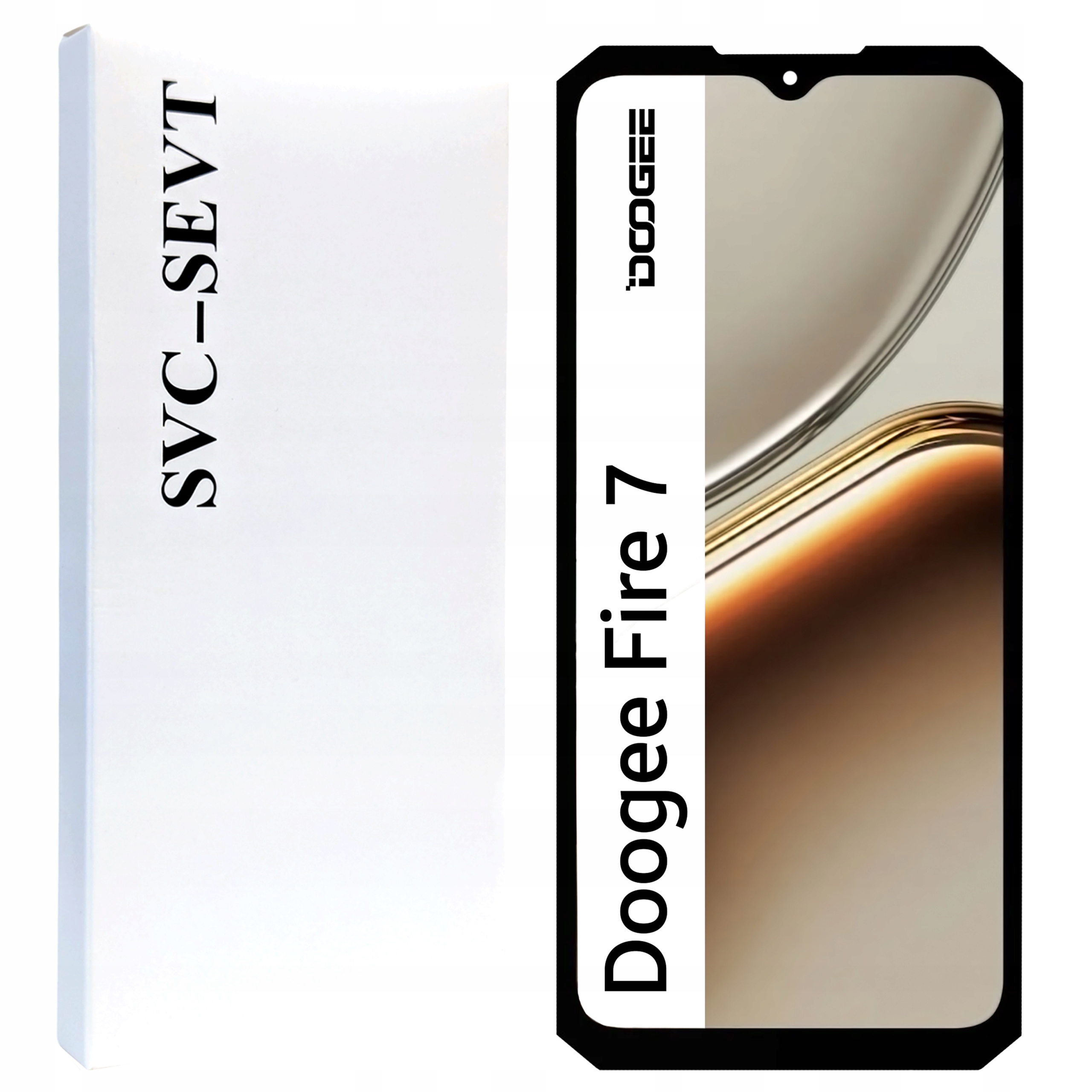 Originál Zila pro Doogee Fire 7 LCD Dotyk Digitizer