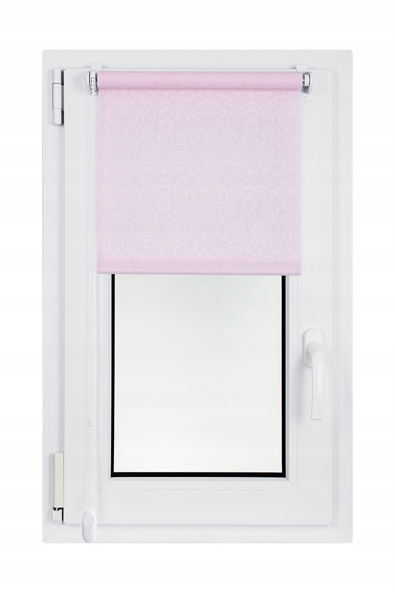 Roleta Mini Bezinwazyjna 68x150 Arabeska Róż Długość 150 cm