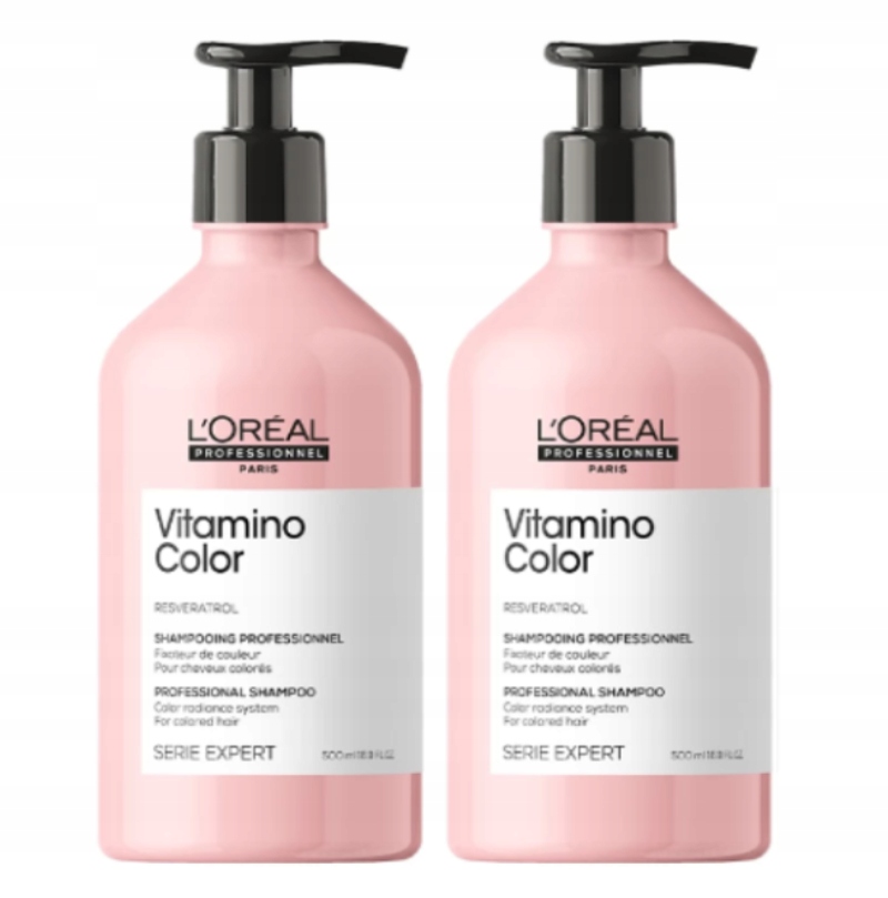 Loreal Vitamino Color šampon 2 x 500 ml pro barvené vlasy