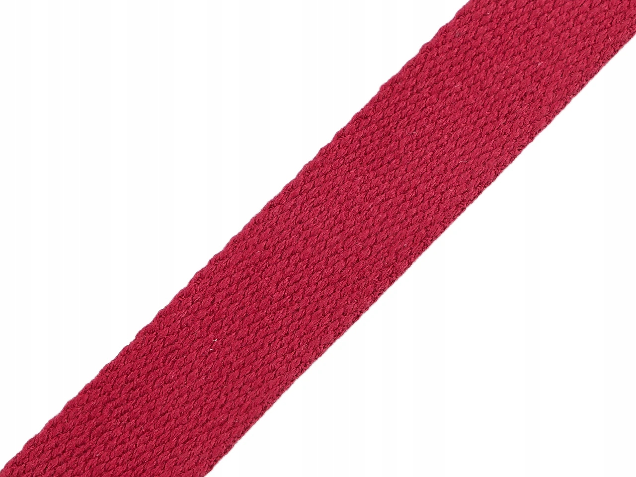 Taśma bawełniana szerokość 25 mm 29 bordo