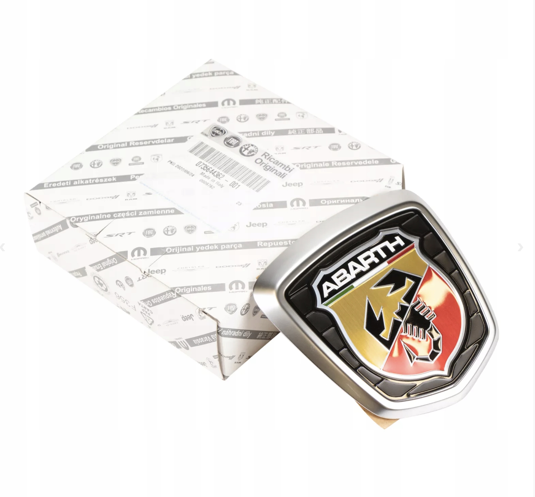 Emblém znak zadná Logo Abarth 595 turismo satén 735644362