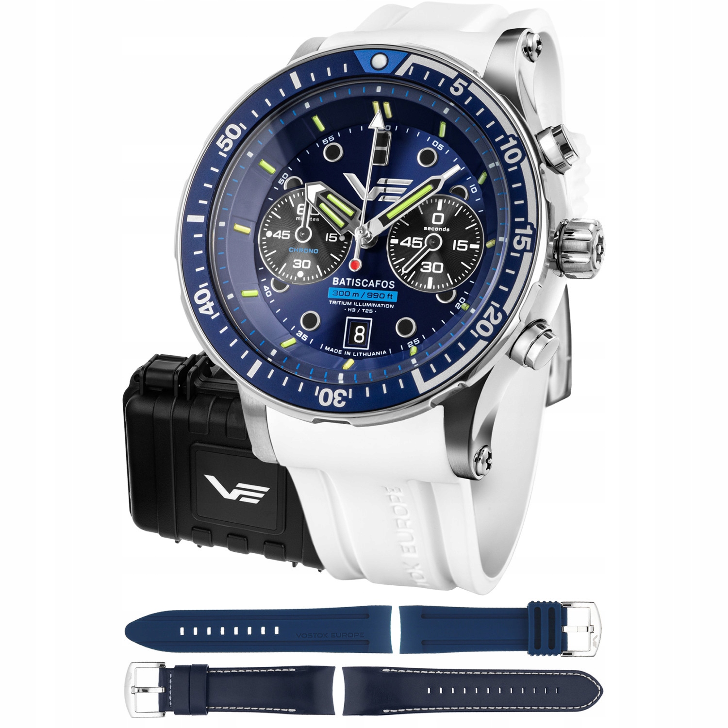 Pánské Hodinky Vostok Europe 6S21-511A772SW bílé