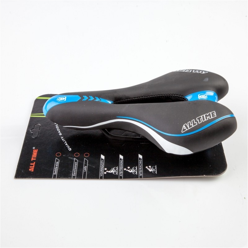 

Siodło Alltime mtb/GEL czarno-niebieskie SI027