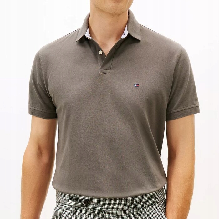 Polokošile Tommy Hilfiger bavlněné šedé pánské S (nová)