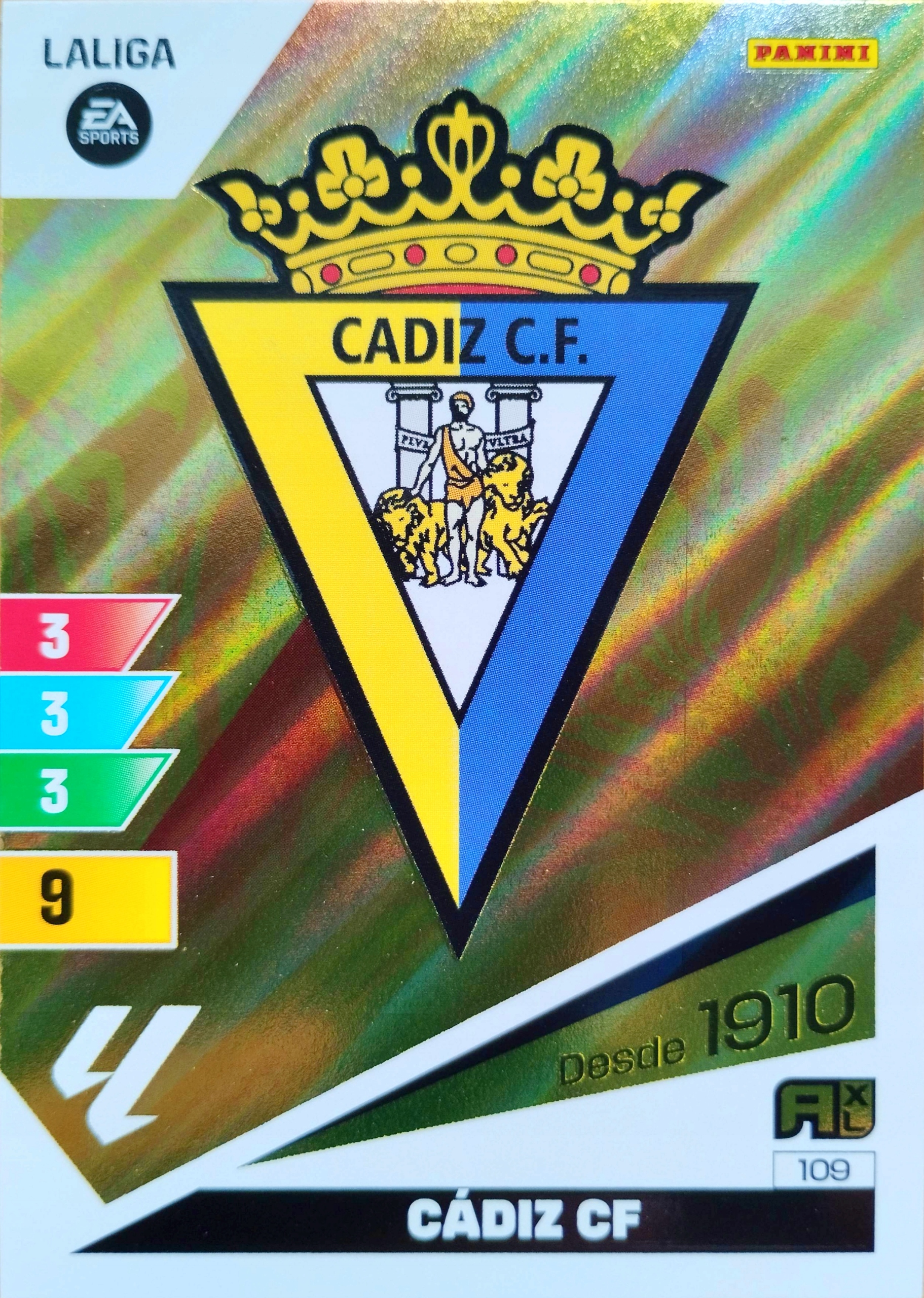 Panini Adrenalyn XL La Liga 2023-24 2024 Logo 109 Cadiz Cf