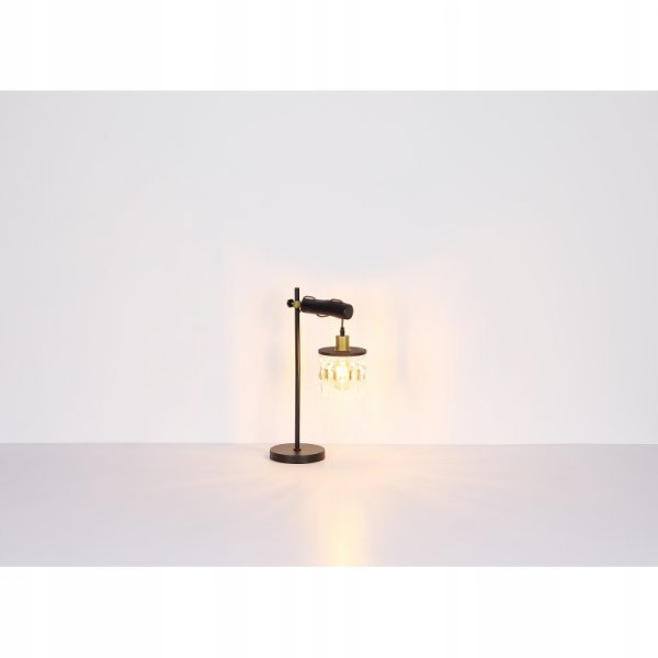 Efektowna lampa stołowa z kryształkami COMMA Zasilanie sieciowe