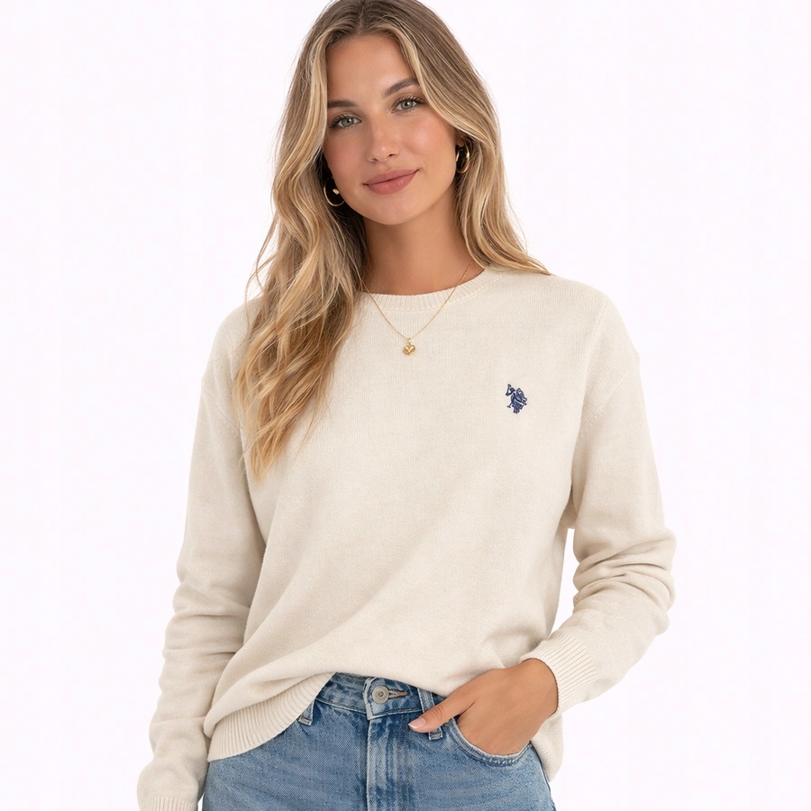 Dámský svetr U.s. Polo Assn. US423730661 Bílý
