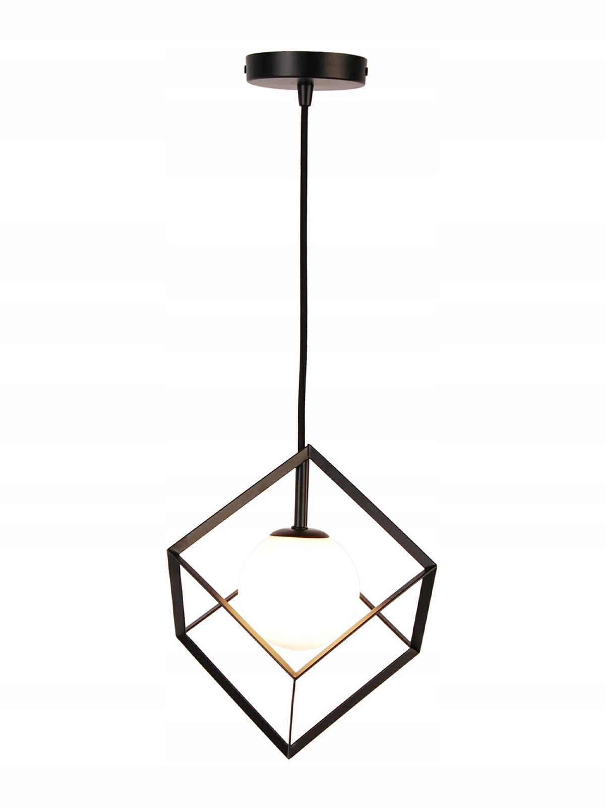 Industriální Závěsná Stropní lampa vzor Kostka