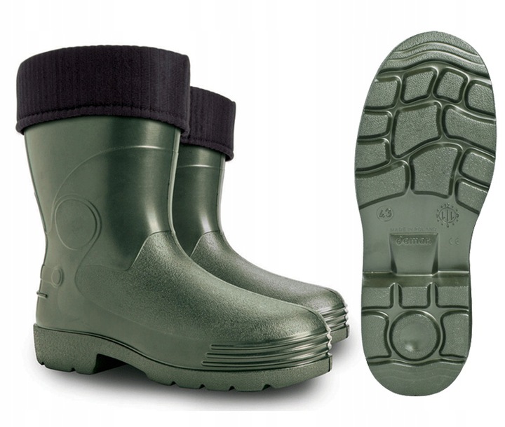 

Kalosze Krótkie z Ocieplaczem Pianka Eva Demar