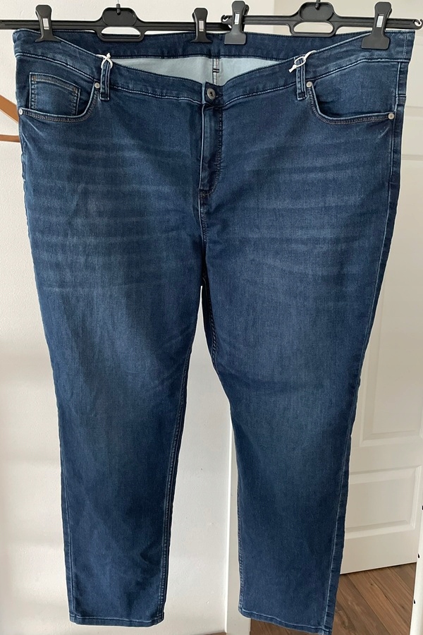 Extra dámské džíny maxi+size Nové vel 56/58