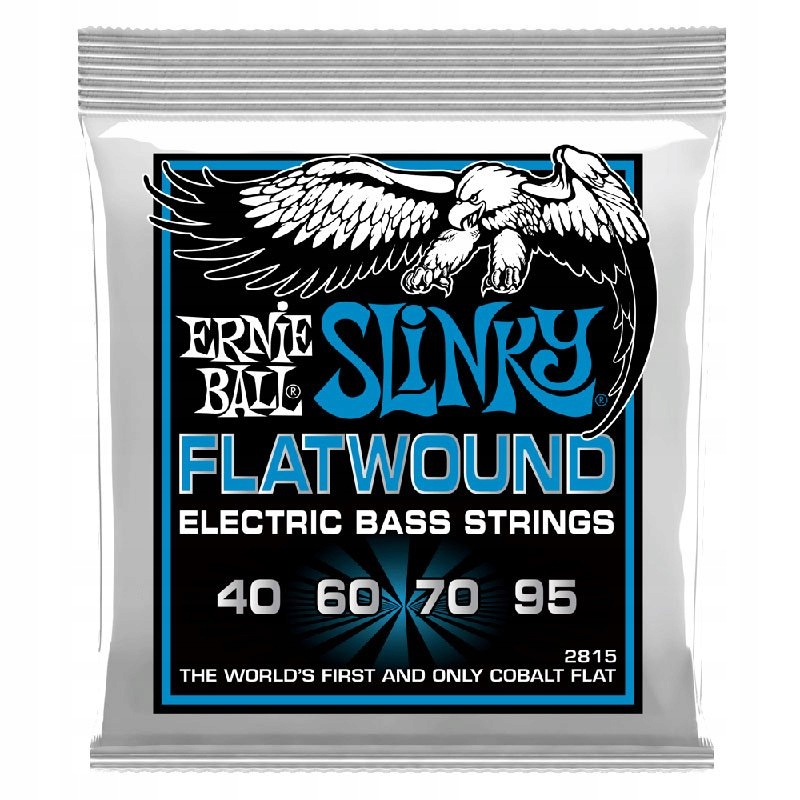 Ernie Ball 2815 ploché kobaltové struny (40-95)