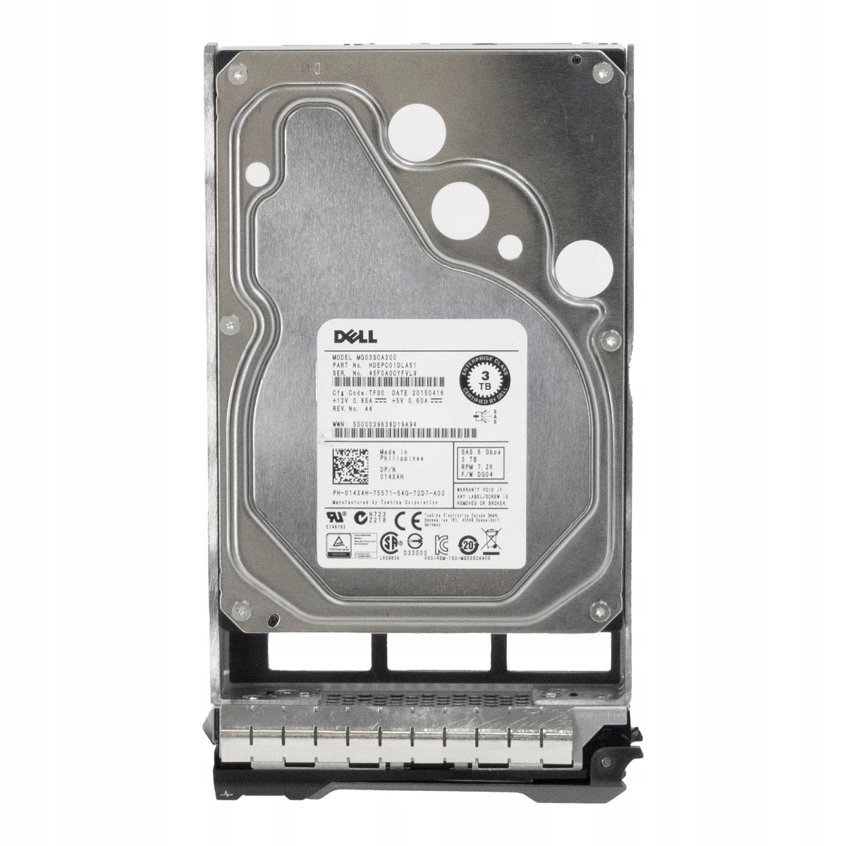 Dell 014X4H 3TB SAS-2 7.2K 64MB 3.5'' MG03SCA300