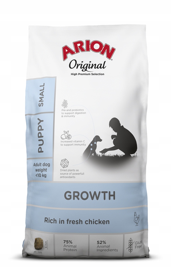 Arion Original Growth Puppy Small Chicken z kurczakiem 7kg