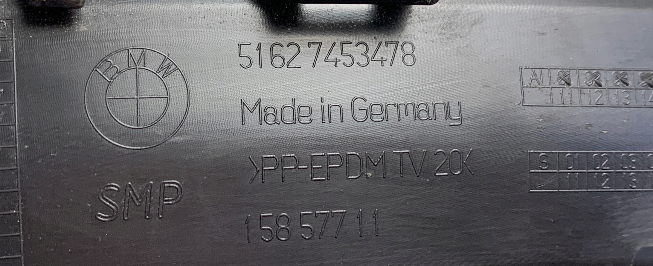 BMW G21 G81 M3 BLENDE ABDECKUNG SPOILERA 7453478