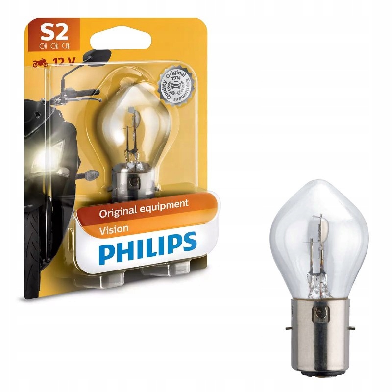 

Żarówka Philips S2 12V BA20D Cityvision 1szt