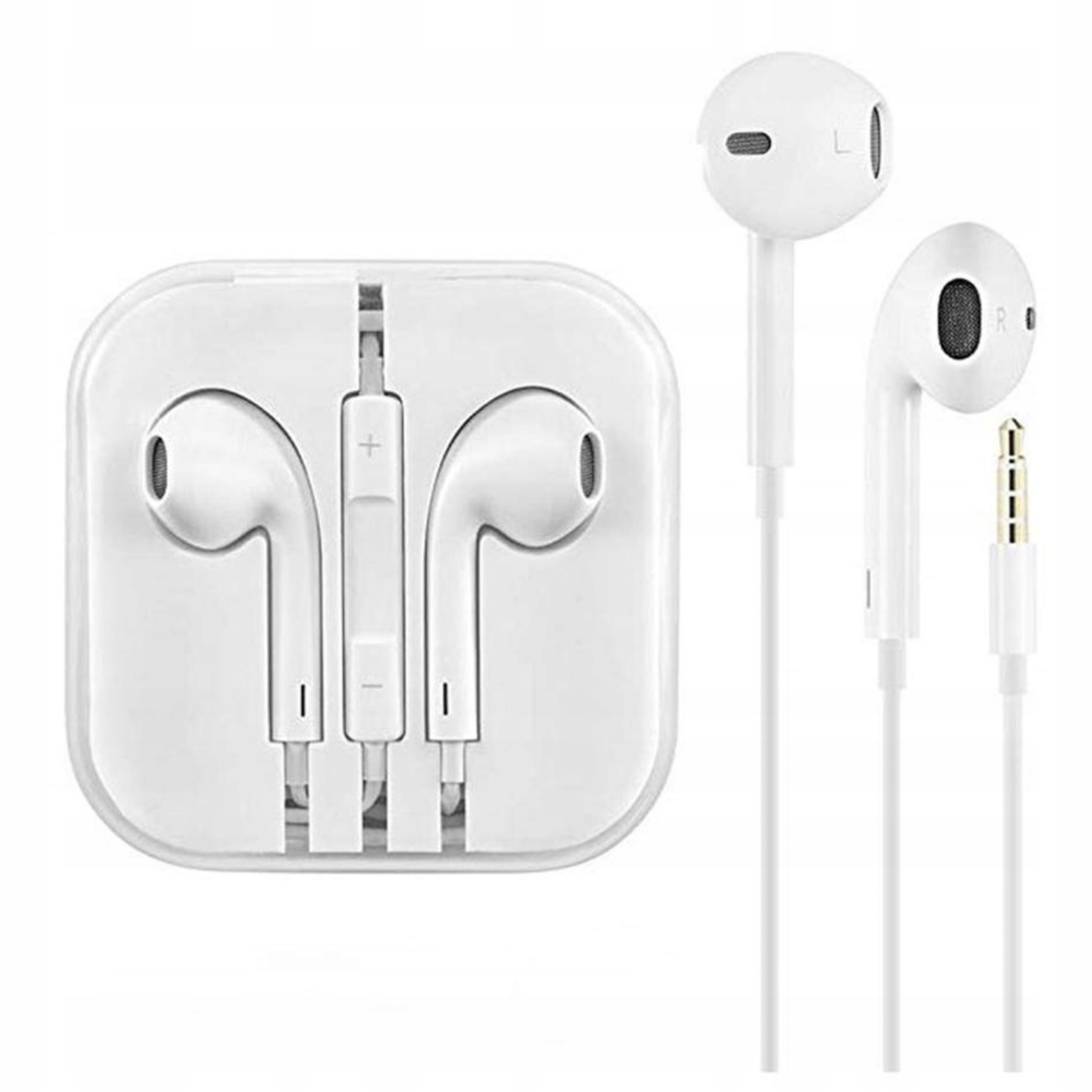 SŁUCHAWKI DOUSZNE PRZEWODOWE JACK 3,5mm Z MIKROFONEM PC TELEFON MACBOOK