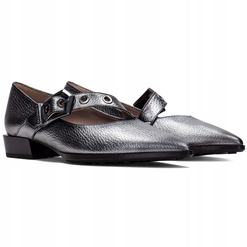 Dámské baleríny s páskem Hispanitas HI254196 BOLMET-I25 Plomo kůže VEL..40