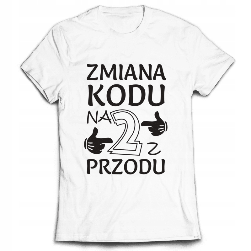 

Koszulka Urodziny 20 Zmiana Kodu Na 2 Z Przodu XXL