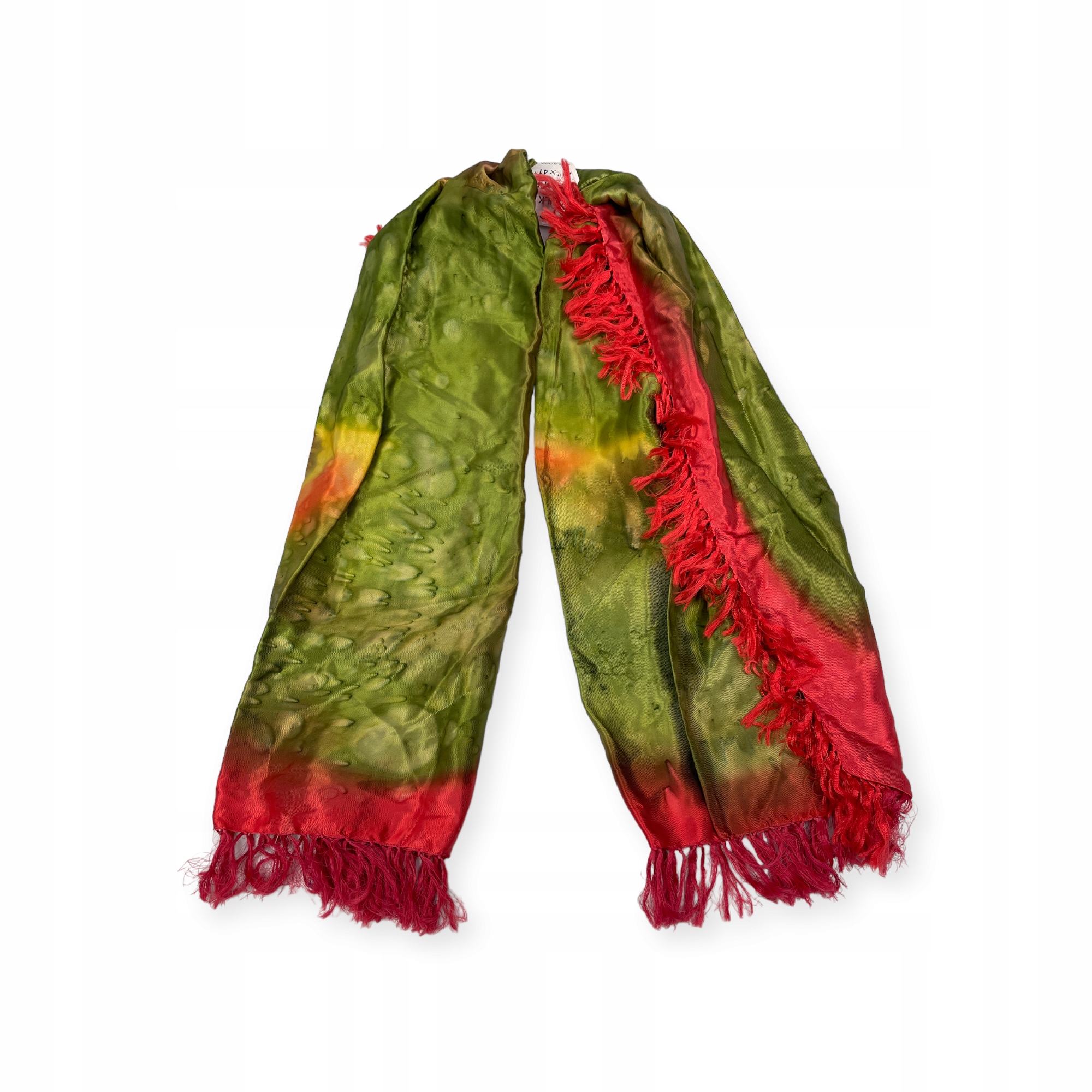 Barevný hedvábný šátek