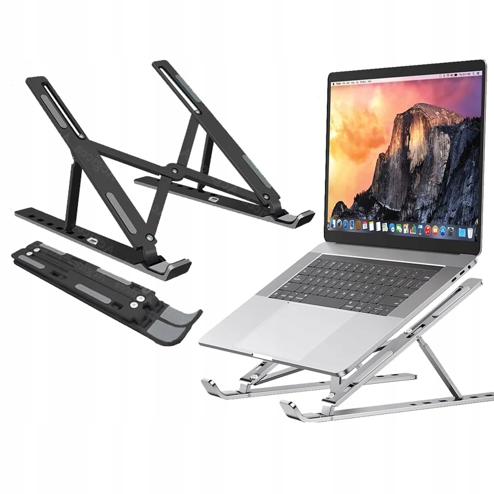 PODSTAWKA POD LAPTOPA STOJAK NA TABLET ALUMINIOWA ALUMINIOWY LAPTOP Marka inna