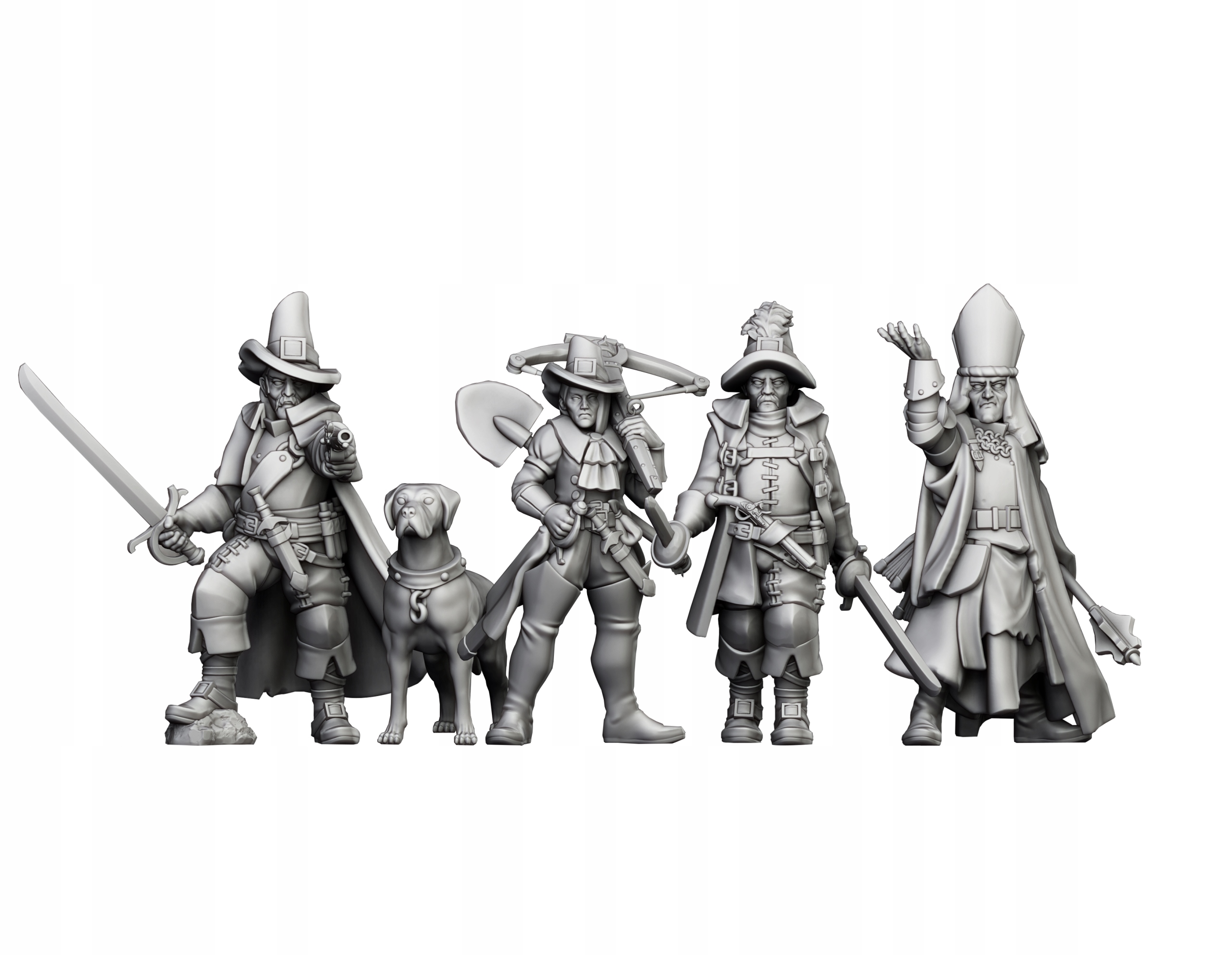 Inquisitorial Band - Highlands Miniatures