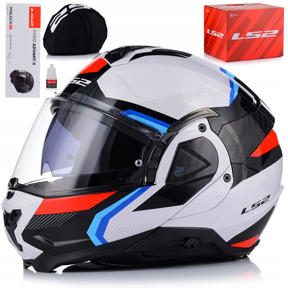 Motocyklová Prilba LS2 FF910 Advant II Triple Blue Čeľusťová Pinlock