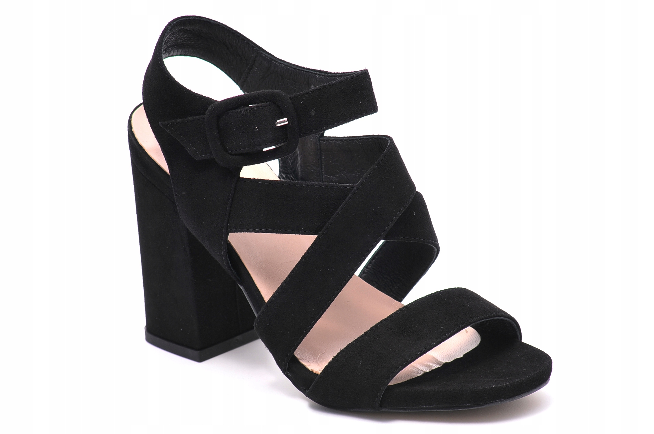 Černé sandály Nessi 80006, Velikost 37