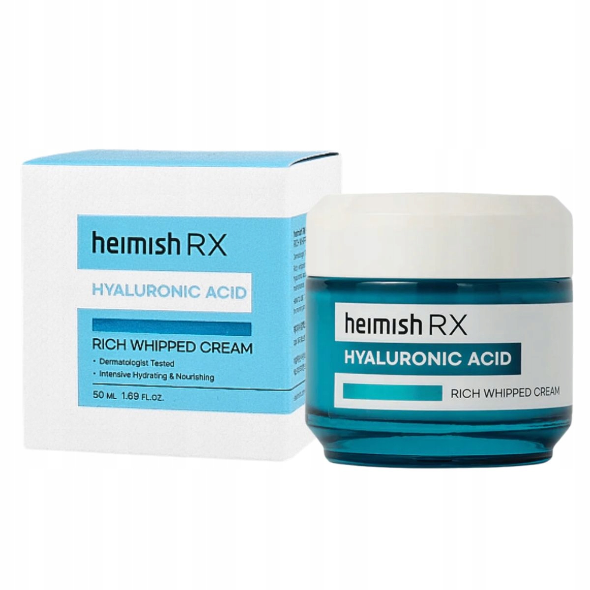 Heimish RX HYALURONIC ACID RICH WHIPPED CREAM 50 ml - bogaty krem nawilżający do twarzy — 3