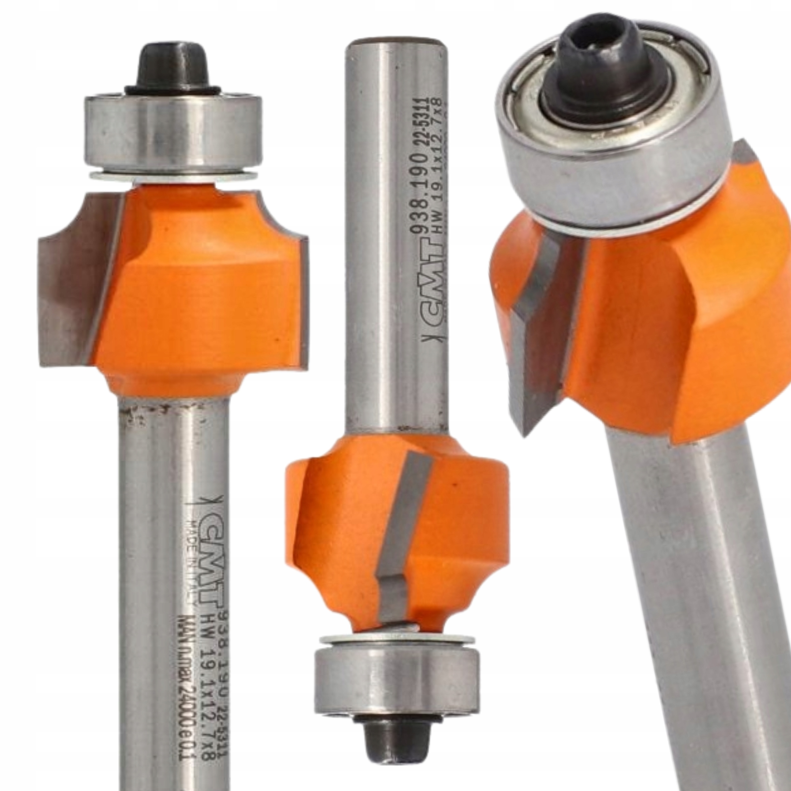 Frez zaokrąglający trzpieniowy (palcowy) R3,2 D19,1x12 Cmt 938.190.11