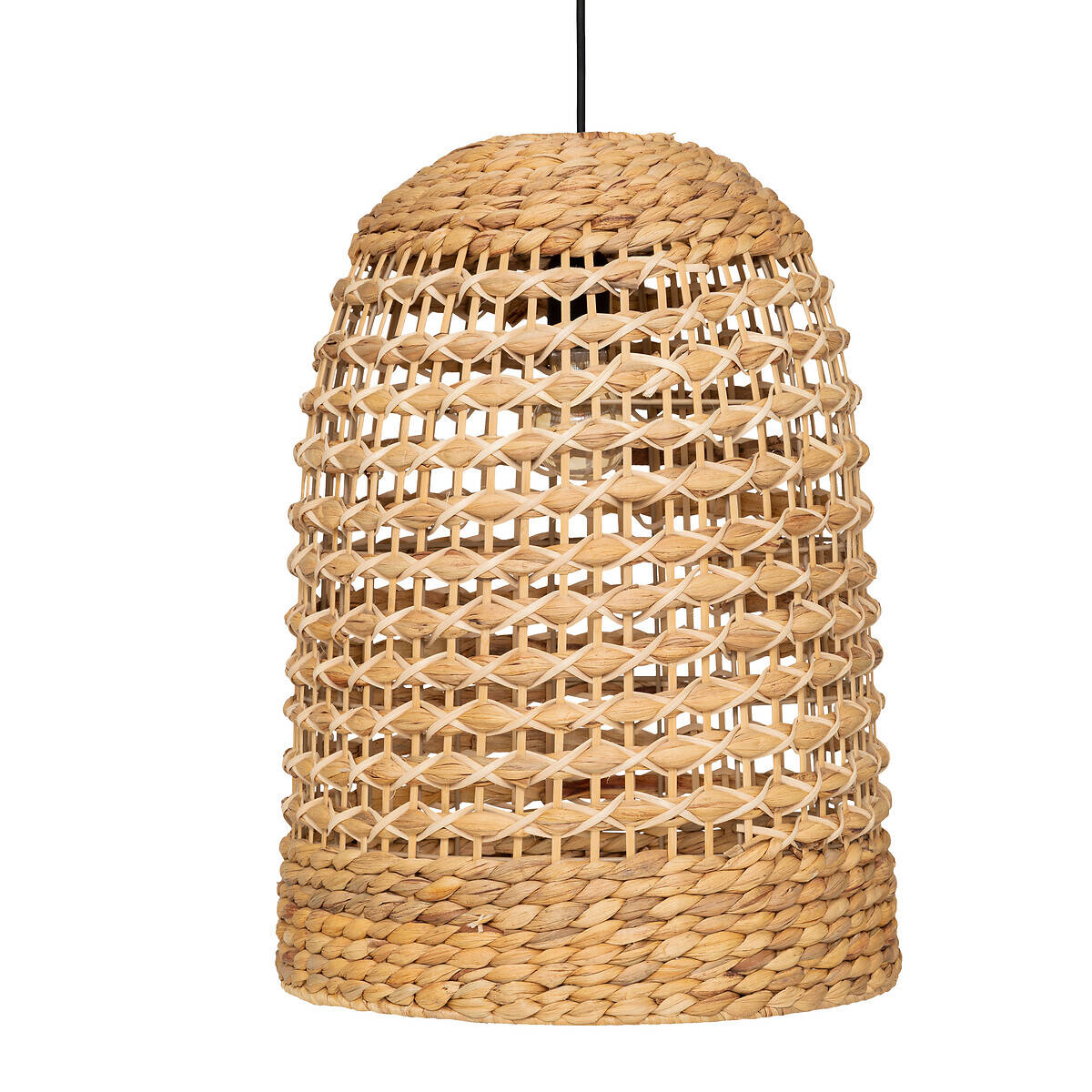 Stropná Lampa S Pleteným Tienidlom Z Vodného Hyacintu Sand