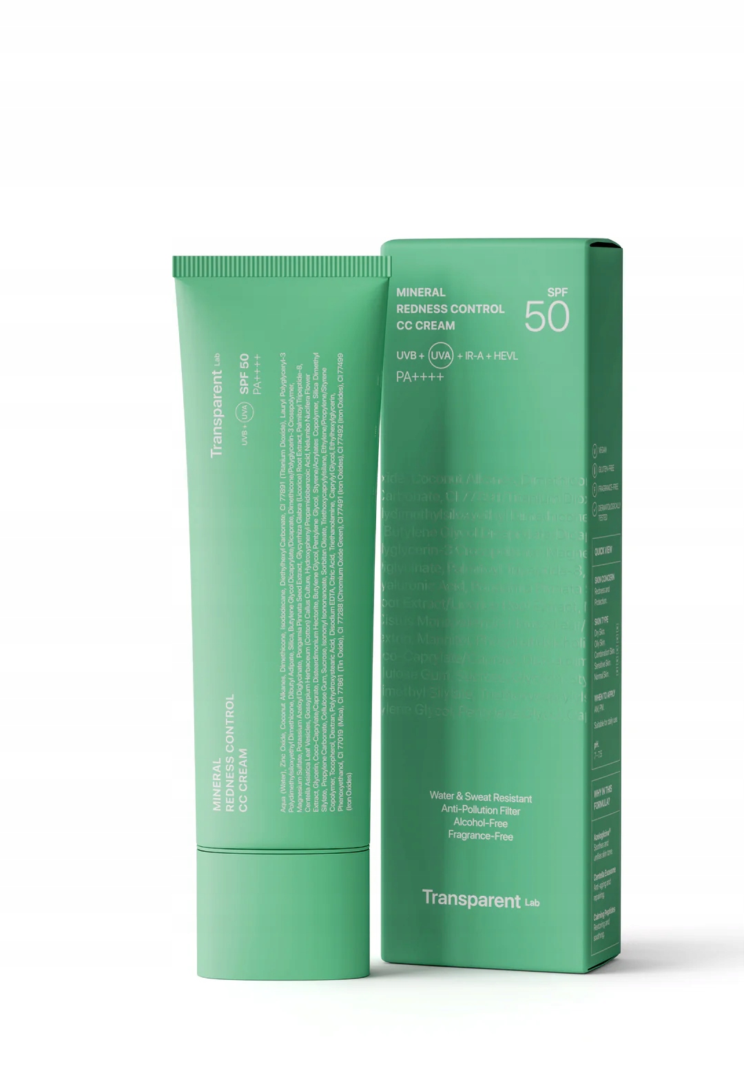 Transparent Lab Mineral Redness Control Cckrem Koloryzujący Spf 50 45ml